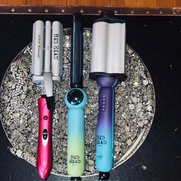 ISO Re-Homing 3 BedHead Stylers - Wave Artist & Twirl Junkie & Wave Runner - Picture 1 of 11